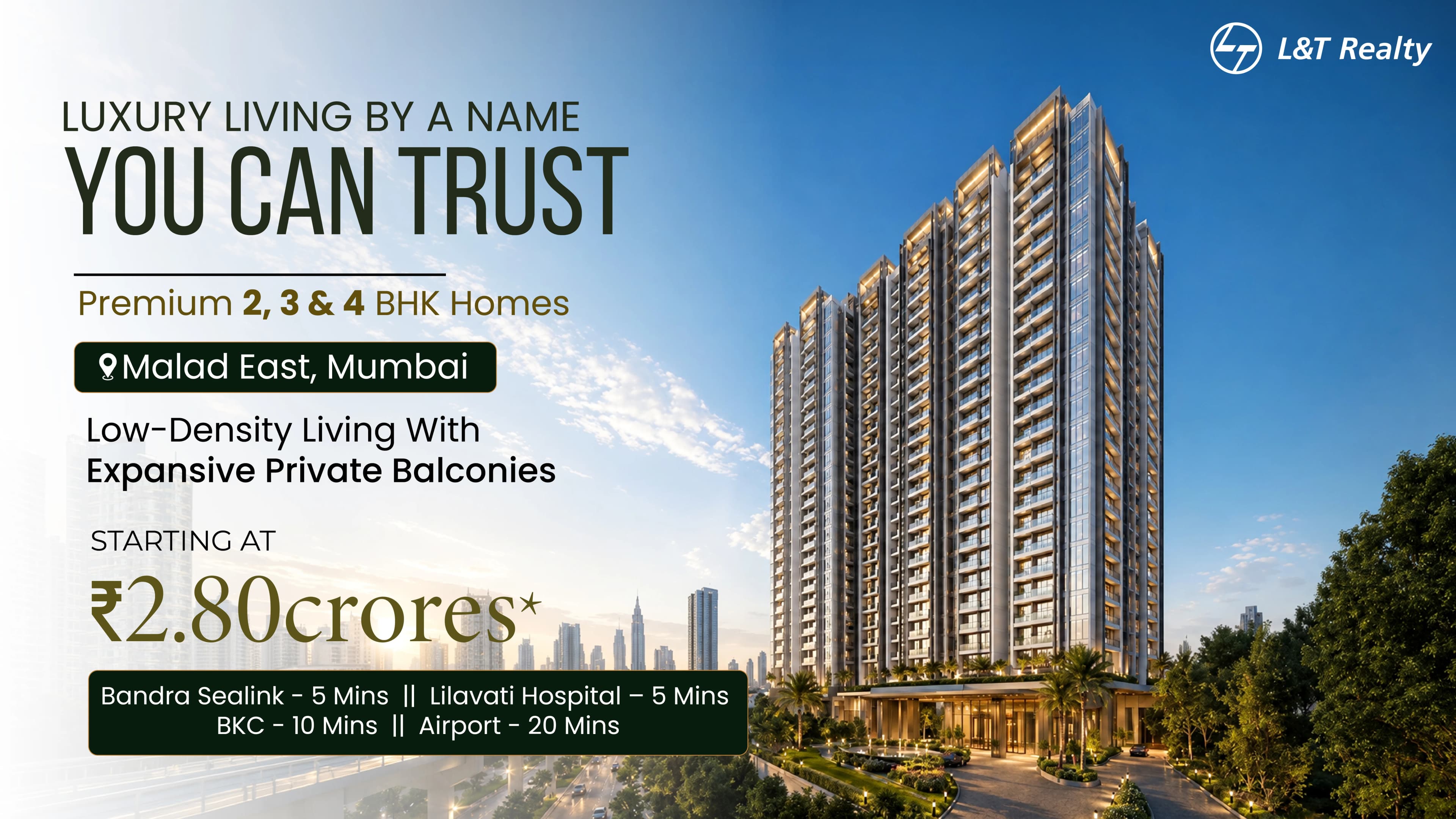 L&T MALAD Desktop Banner