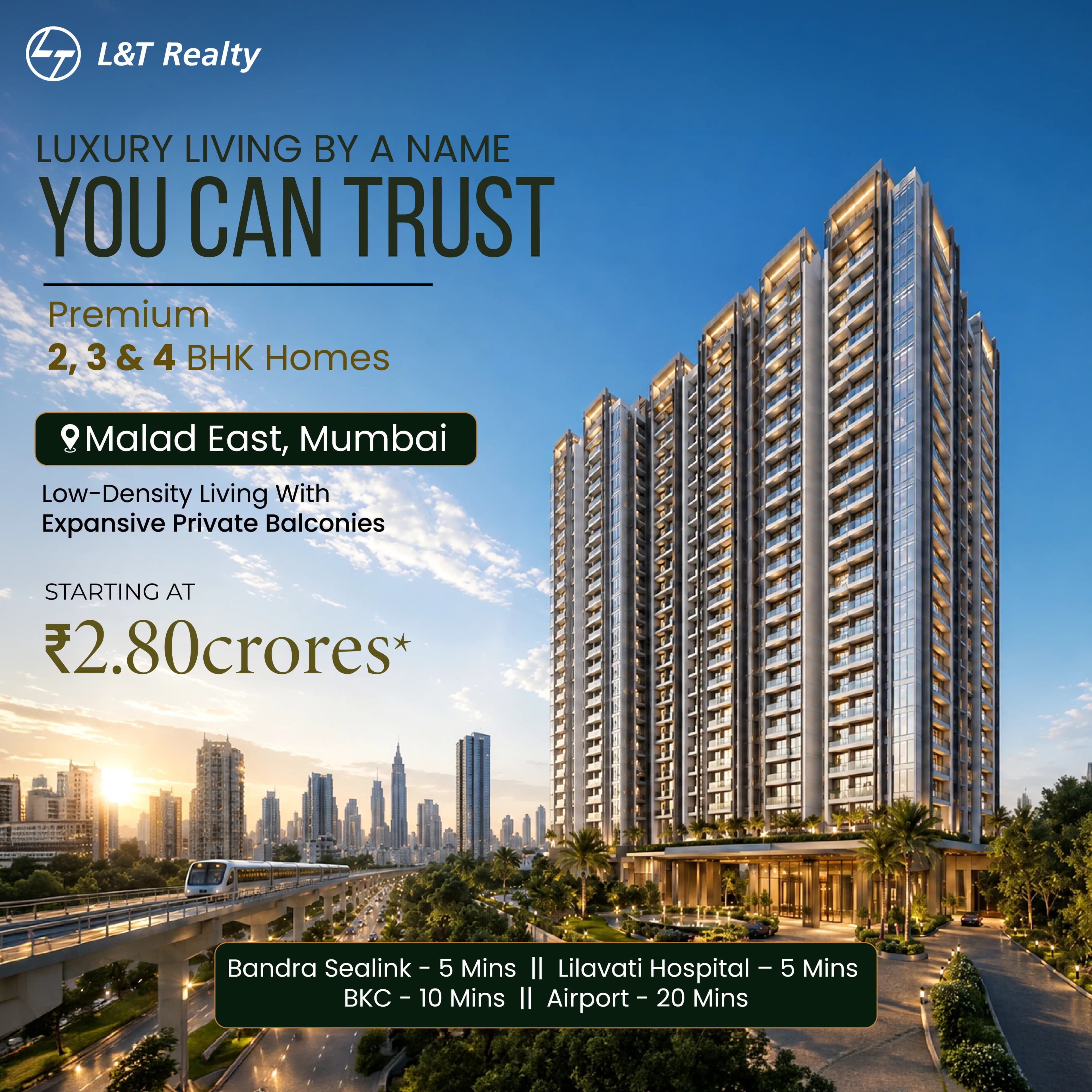 L&T MALAD Tablet Banner